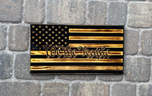 Load image into Gallery viewer, We The People Wooden Flag