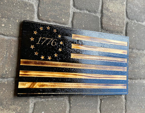 1776 Wooden Flag