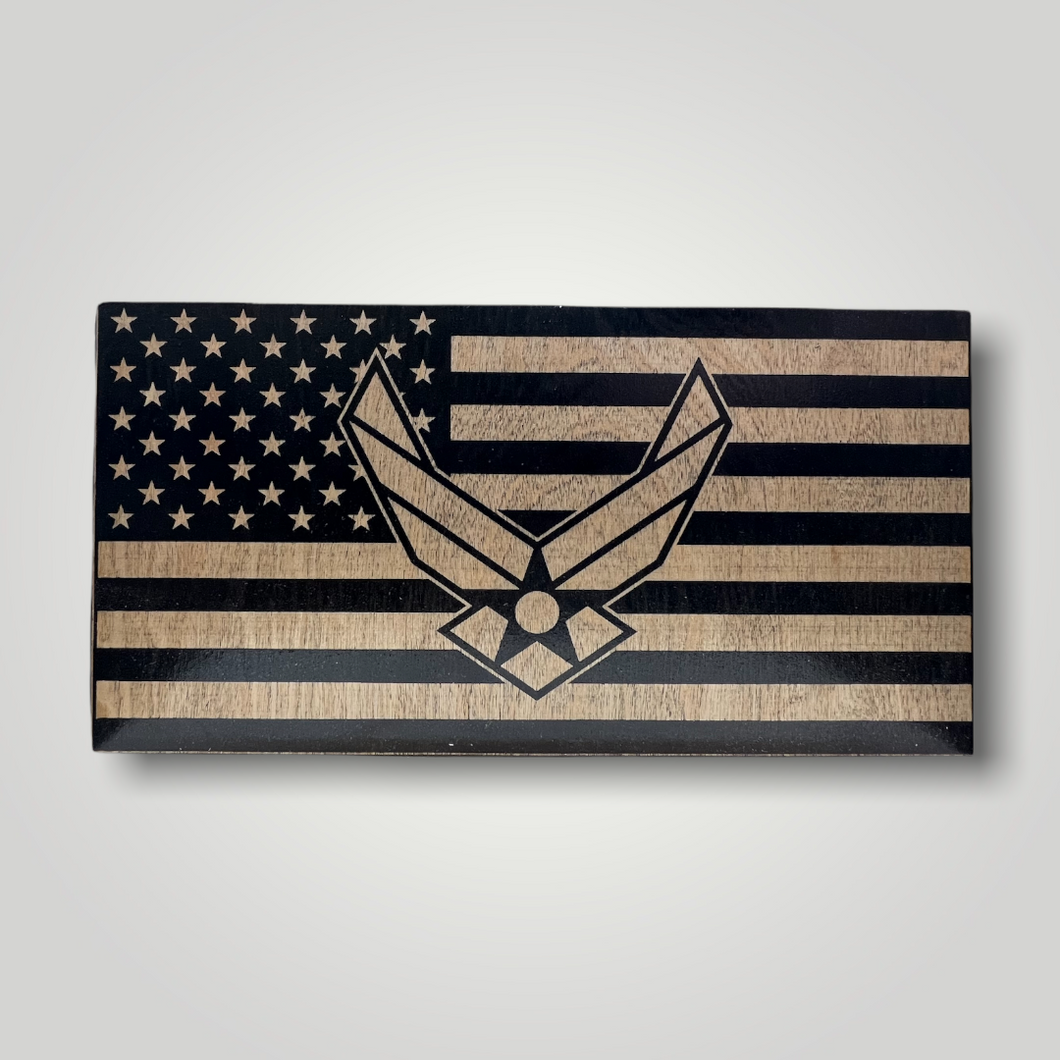US Air Force Wood Flag